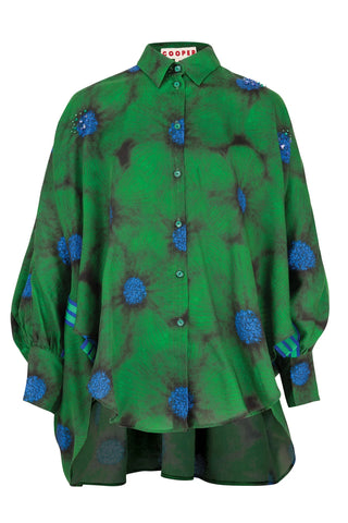 Living The Dream Shirt - Green Floral | Cooper