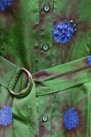 Winterful Dress - Green Floral | Cooper