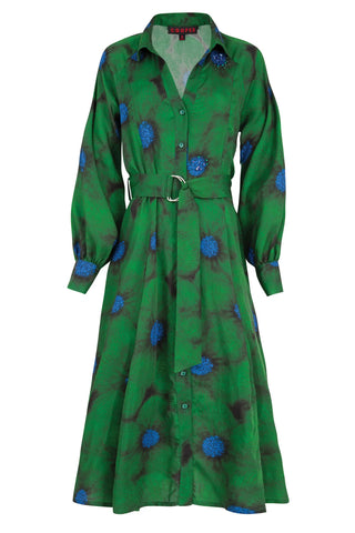 Winterful Dress - Green Floral | Cooper