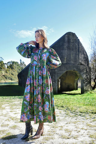 Floral Flair Dress - Green | Coop by Trelise Cooper