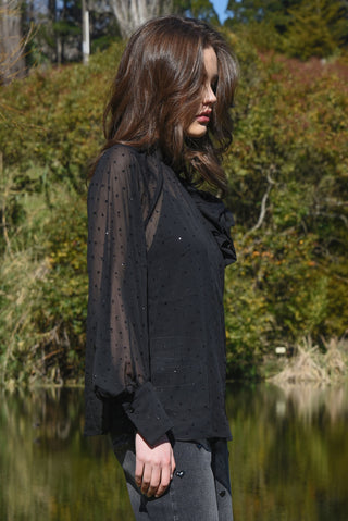 Sew Fancy Blouse - Black | Coop by Trelise Cooper