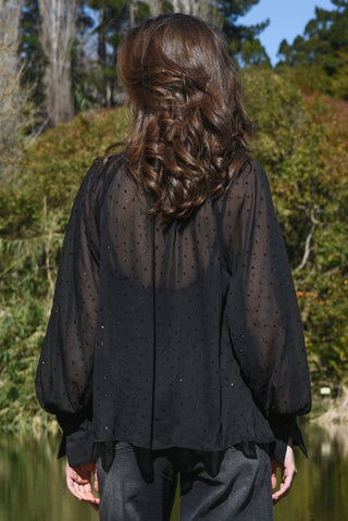Sew Fancy Blouse - Black | Coop by Trelise Cooper