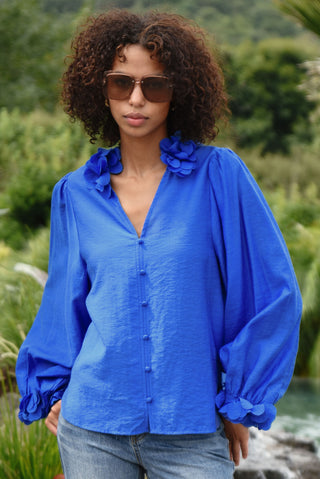 Budding Romance Blouse – Blue | Coop