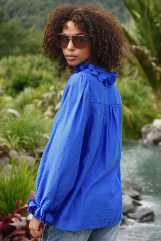 Budding Romance Blouse – Blue | Coop