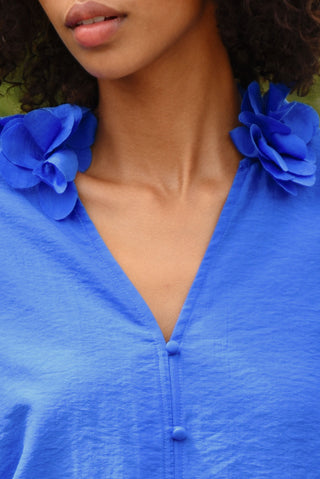 Budding Romance Blouse – Blue | Coop