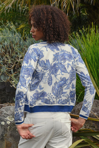 Feeling Blue-tiful Cardigan – Blue & White | Coop