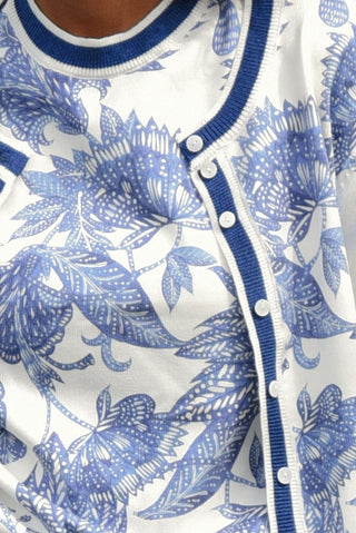 Feeling Blue-tiful Cardigan – Blue & White | Coop