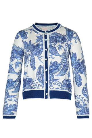 Feeling Blue-tiful Cardigan – Blue & White | Coop