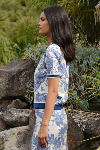 Out of the Blue Top – Blue & White | Coop