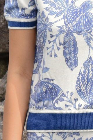 Out of the Blue Top – Blue & White | Coop