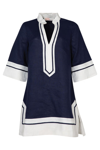 Edge of Glory Tunic – Navy & White | Coop