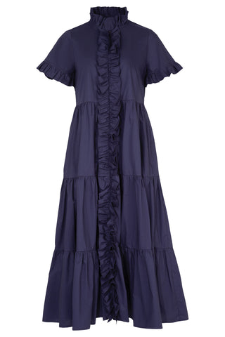 Frillaxed Dress – Navy | Coop