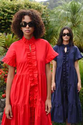 Frillaxed Dress – Red | Coop