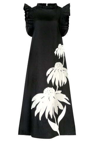 Three-mendous Blooms Dress – Black & Cream | Coop