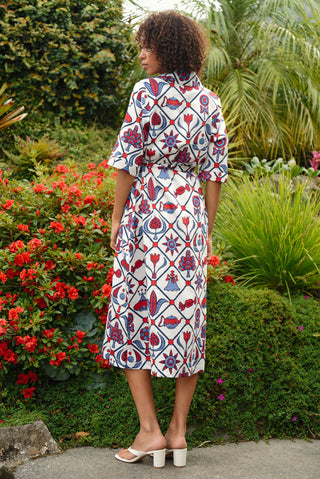 Tie One On Dress – Red White & Blue | Coop