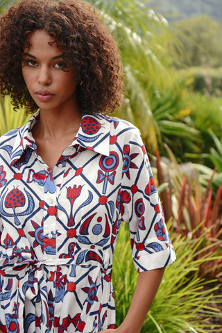 Tie One On Dress – Red White & Blue | Coop