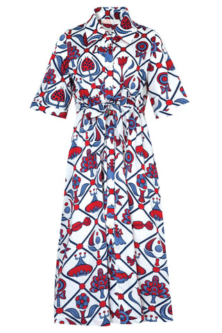 Tie One On Dress – Red White & Blue | Coop
