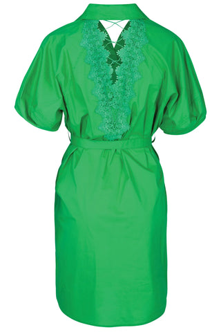 Lace to the Back Dress - Green | Coop