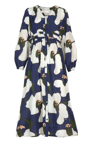 Ruche With It Dress - Navy | Coop