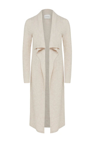 The Beaumont Merino Cardigan - Oatmeal | Cable Melbourne