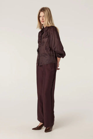 Cable Goldie Pant - Raisin