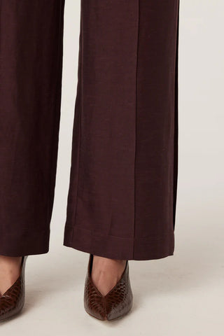 Cable Goldie Pant - Raisin