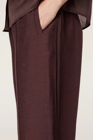 Cable Goldie Pant - Raisin