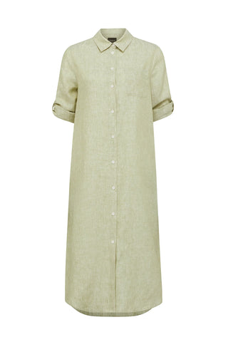 Cable Pure Linen Shirt Dress