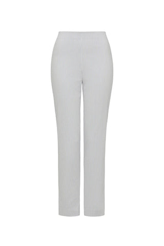 Bell Pant - White Navy Stripe