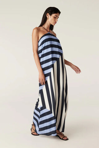 Tidal Halter Neck Dress