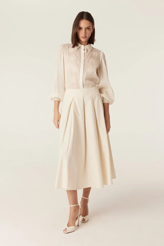 Adele Skirt – Ecru | Cable Melbourne