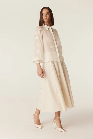 Adele Skirt – Ecru | Cable Melbourne