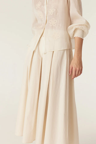 Adele Skirt – Ecru | Cable Melbourne