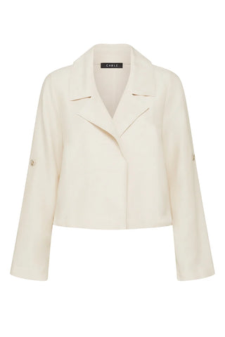 Goldie Jacket – Ecru | Cable Melbourne