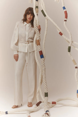 Goldie Pant – Ecru | Cable Melbourne
