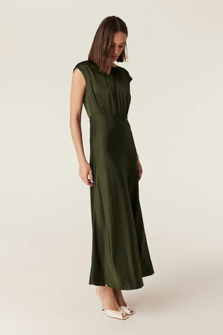 Muse Dress – Dark Green | Cable Melbourne