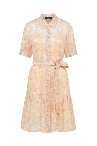 Renata Frill Dress - Soft Floral