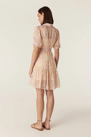 Renata Frill Dress - Soft Floral