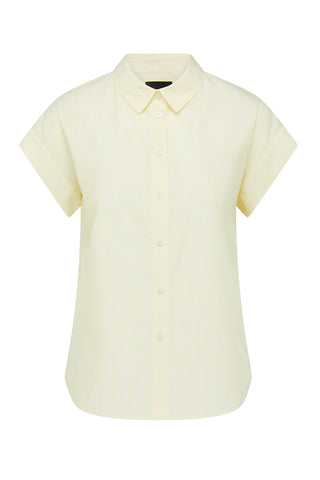Portsea Shirt - Yellow Stripe | Cable