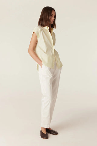 Portsea Shirt - Yellow Stripe | Cable