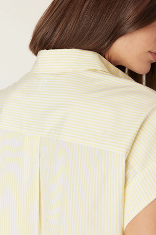 Portsea Shirt - Yellow Stripe | Cable