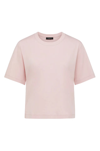 Pima Cotton Boxy Tee - Pale Pink | Cable