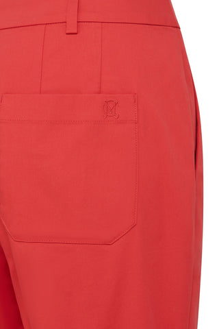 Aldo Sateen Pant - Red | Cable
