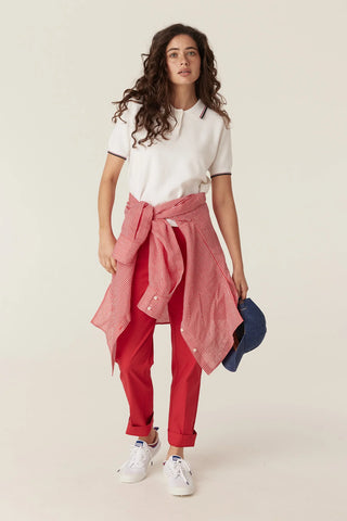 Aldo Sateen Pant - Red | Cable