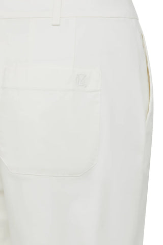 Aldo Sateen Pant - White | Cable