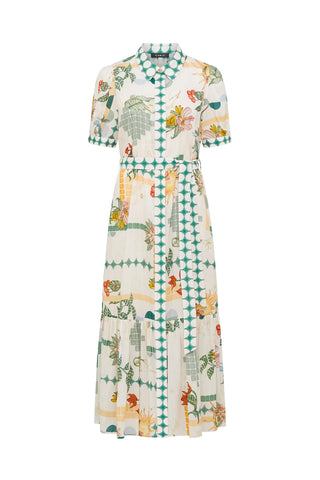 Evita Maxi Dress - Eden Print | Cable