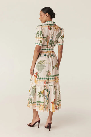 Evita Maxi Dress - Eden Print | Cable