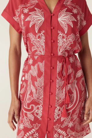 Camille Dress - Lotus Print | Cable