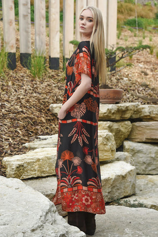 The Boundless Vision dress - Leaves | Curate