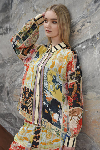 Under the Sun Shirt - Squares | Curate by Trelise Cooper